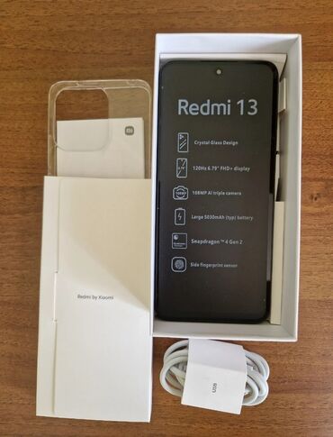 купить ми 11 т: Redmi, Redmi 13, Жаңы, 256 ГБ, түсү - Кара, 1 SIM, 2 SIM, eSIM