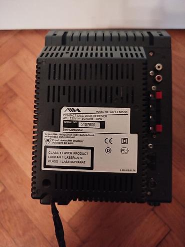 Zvučnici i stereo sistemi: Mini linija Aiwa. Nema daljinski. Cd plejer ne radi a za kasetu — 9