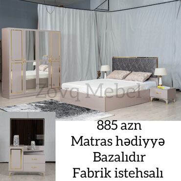 кресло кровать в баку цены: 2 односпальные кровати, Шкаф, Трюмо, 2 тумбы, Азербайджан, Новый