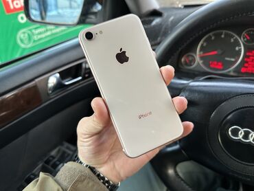 Apple iPhone: IPhone 8, Б/у, 64 ГБ, Золотой, 100 %