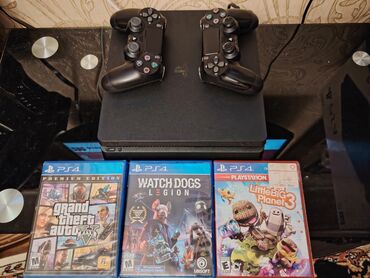 playstation 3 islenmis: Sony PlayStation 4 Slim 1 TB Amerikadan gəlmədi əla vəziyyətdə ustada