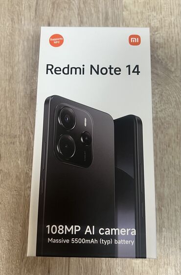 xiaomi redmi 7 цена в баку: Xiaomi Redmi Note 14, 128 ГБ, цвет - Серый, 
 Сенсорный, Отпечаток пальца, Две SIM карты