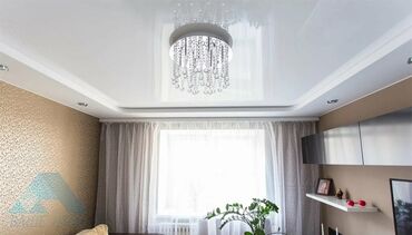 Натяжной потолок: Натяжной потолок Глянцевое, Матовое, 3D потолки Бесплатная консультация, Демонтаж, Бесплатный замер — 17