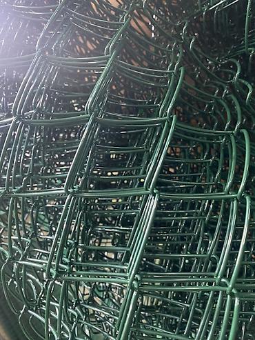 мирт растение: Сетка-рабица в рулонах, зеленая (ПВХ-покрытие) - Тип: плетёная — 4