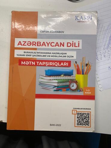 100 mətn: Kaspi metn kitabı içi temizdi coxlu ve maraqli metinler var