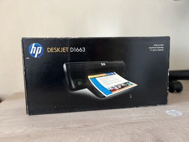 принтер deskjet d1460: Принтер HP DeskJet D1663, цветной, струйный. Совершенно новый