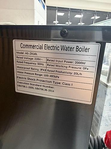 Su üçün kulerlər və dispenserlər: Samovar Boiler 🔥 TEXNİKİ ÜSTÜNLÜKLƏR 	•	⚡ Yüksək güc (təxmini 2000W+) — 6
