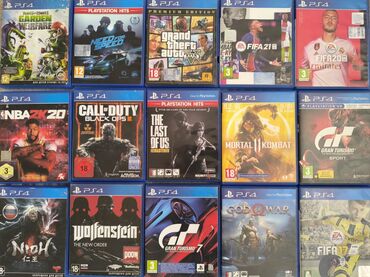 купить бу диски на playstation 4: Диски FIFA 17 FIFA 20 FIFA 21 God of war GRAND TURISMO SPORTS