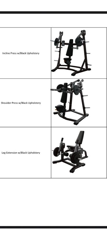 Digər trenajorlar: Peşəkar idman zalı üçün tam avadanlıq paketi Kardio: - Adaptive — 8