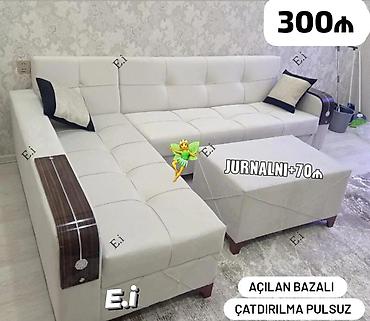 kreditle stol stul: Yeni, Künc divan, Qonaq otağı üçün, Açılan — 1