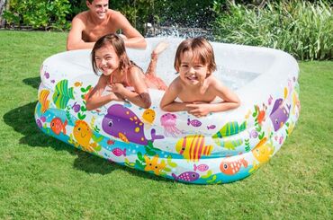 купить насос для бассейна: Описание Надувной бассейн детский Intex 57471 Аквариум, 159 х 50 см