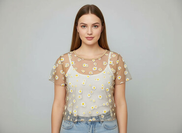 python t shirty: Top damski, rozmiar M