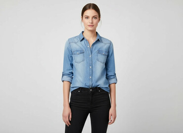 Koszule: Denim, Koszula damska, rozmiar M