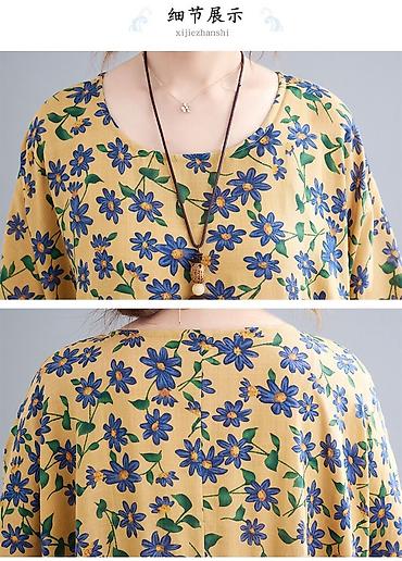 Платья: Оптом и в розницу штапельные платья свободного кроя с кармашками — 5