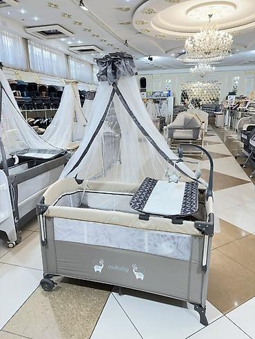 электронный манеж: Манеж-кровать Coolbaby с комплектом аксессуаров - Универсальный — 2