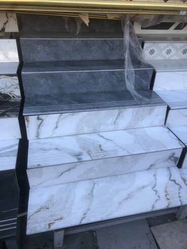 Mərmər: Mərmər və keramoqranit pilləkən örtükləri 010-315-51-04 - Material — 10