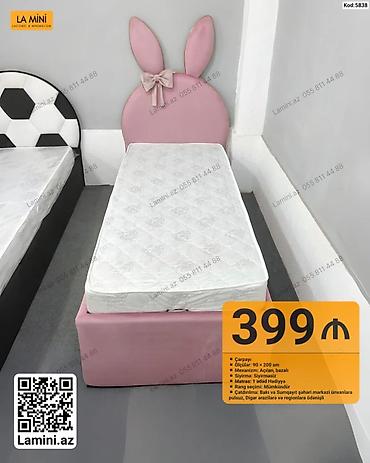Məhsul: Uşaq çarpayısı (dizayn: dovşan qulaqlı başlıq) Xüsusiyyətlər