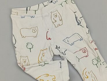 legginsy z bawełny organicznej: Legginsy, Marks & Spencer, 12-18 m, stan - Dobry