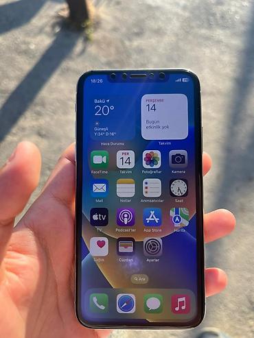 Apple iPhone: IPhone X, 64 GB, Ağ — 8