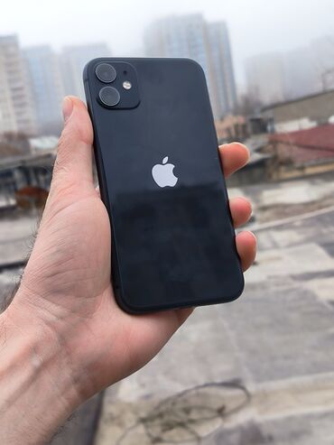 iphone barter: IPhone 11, 128 GB, Qara, Zəmanət, Simsiz şarj, Face ID