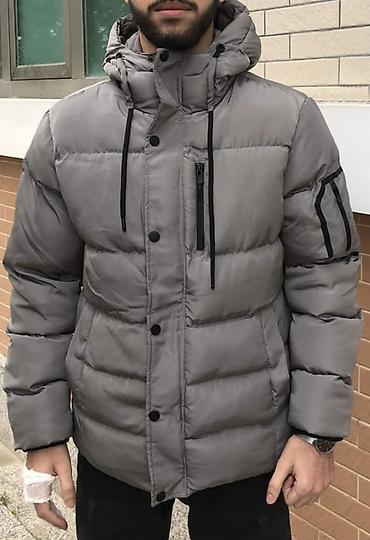 north face az: Kişi qış gödəkçəsi – boz rəng, qalın şişmə dizayn. Xüsusiyyətlər: - — 1