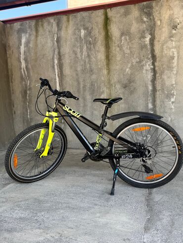 cybex uşaq arabası: İşlənmiş İki təkərli Uşaq velosipedi Scott, 24", sürətlərin sayı: 10, Ünvandan götürmə, Ödənişli çatdırılma