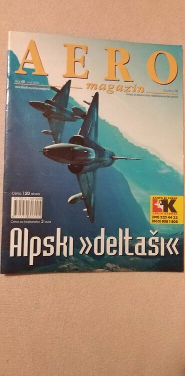 Knjige i stripovi: Časopisi Aero magazin br.45 i 48,ocuvani,cena za kom — 11