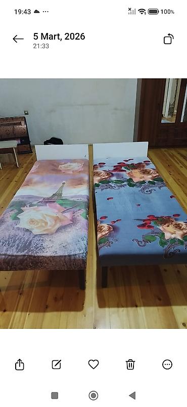 tek kravat işlənmiş: Salam 2ci el ela veziyyetde çarpayılar satilir biri 30 AZN Əlaqə üçün — 1