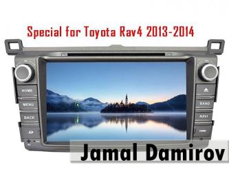 Мониторы: Toyota rav4 2013 üçün dvd- monitor, dvd-монитор для toyota rav4 2013 — 1