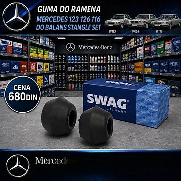 Sistem upravljanja i oslanjanja: RAME MERCEDES 123 126 GUMA DO RAMENA BIKSNE | Rame mercedes 123 je — 5
