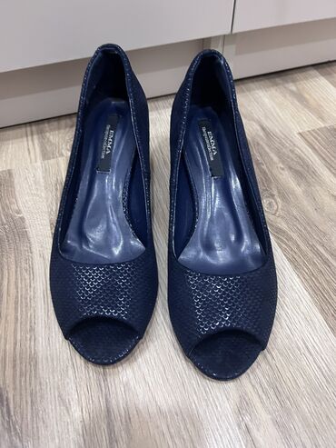 женские туфли размер 38: Туфли 39, цвет - Синий