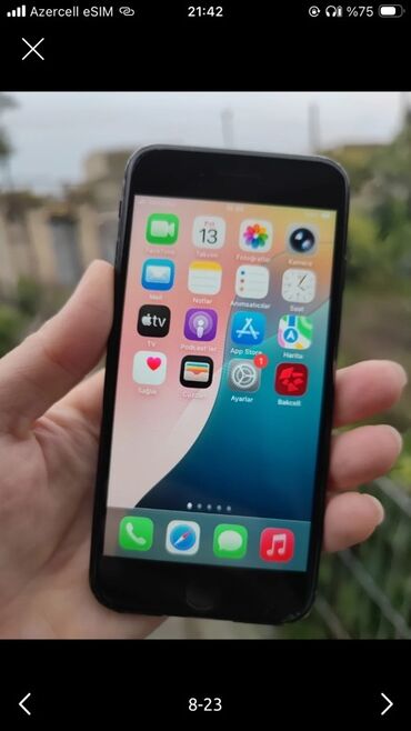 Apple iPhone: IPhone SE 2020, Qara, Barmaq izi — 4