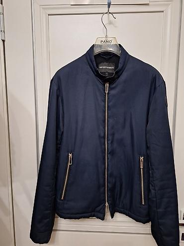 alfa industries: Мужская куртка, M, Emporio Armani, Б/у, цвет - Синий — 1