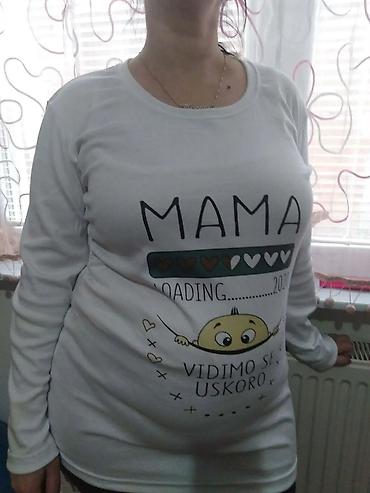 Majice kratkih rukava: Majčinske majice sa štampom – udobne bele pamučne majice sa duhovitim — 15