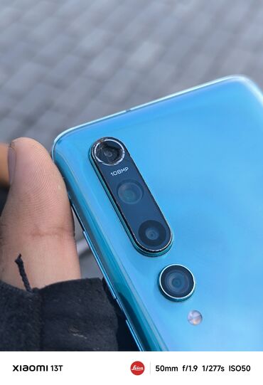 Xiaomi: Xiaomi, Mi 10 5G, Б/у, 256 ГБ, цвет - Голубой, 1 SIM