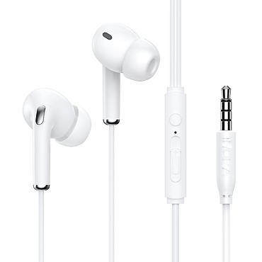 mikrofon mini: Qulaqcıq 1HORA Wired Earbuds 3.5mm AUT123 White 1HORA Wired Earbuds — 1