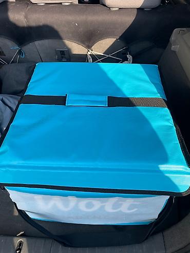et çeken maşın: Wolt Partner izotermik çatdırılma çantası - Rəng: Wolt mavi - Ölçü — 2