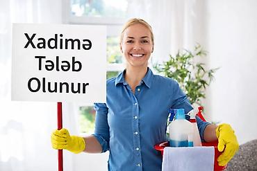xadiməçi: Xadimə tələb olunur, Aylıq ödəniş, İstənilən yaş, Təcrübəsiz — 1