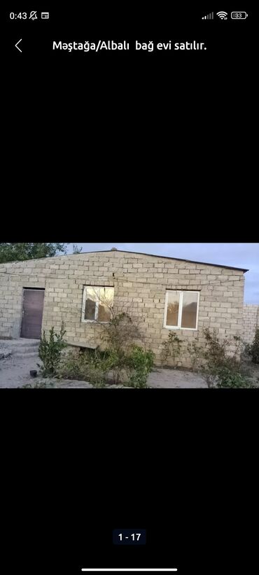 xırdalanda həyət evi: Maştağa/Albalı 2-də bağ evi satılır. 11 sotdur,həyətində quyusu,meyvə