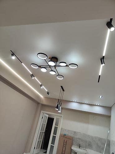 Натяжной потолок: Натяжной потолок Глянцевое Монтаж — 6