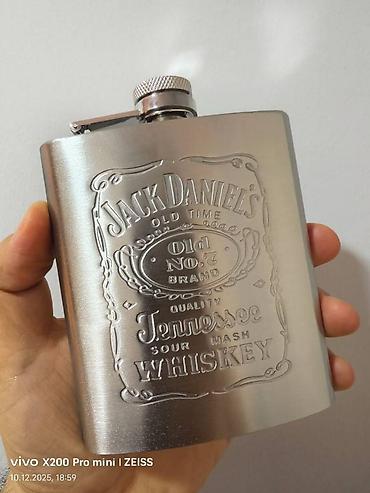 Digər aksesuarlar: Jack Daniels polad viski qabı Saf polad Jack Daniels viski qabı — 1