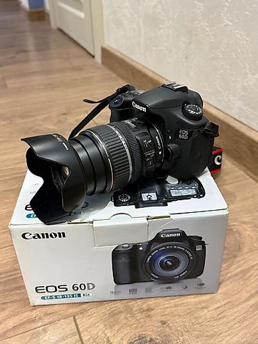 digital camera: Canon EOS 60D + объектив EF-S 17-85mm IS USM — 28 000 сом Продаю — 1