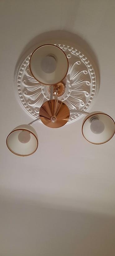 gizli işıq tavan: Çılçıraq, 3 lampa, Metal — 2