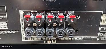 dinamik dayağı: Pioneer VSX-514 AV resiver + Sony iki ədəd akustik kolonka dəsti — 9