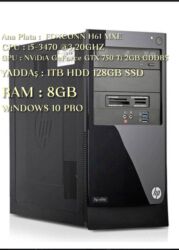 hdd usb: 💻 HP ELİTE 7500 TOREX 💽 GPU : GTX750 Tİ 2 GB GDDR5 📀 CPU : İ5-3470