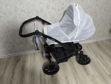 Коляски: Коляска, цвет - Серебристый, Б/у — 7