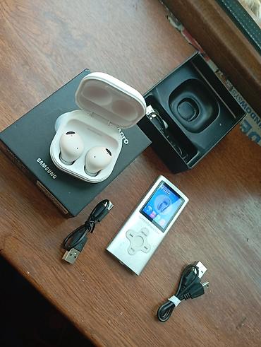 Səsgücləndiricilər, qulaqlıqlar və mikrofonlar: Məhsul: Samsung Galaxy Buds2 Pro (ağ rəng) Xüsusiyyətlər: - “Sound by — 7