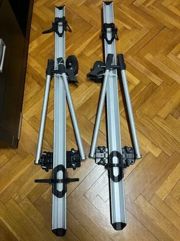 Auto oprema: Kvalitetni 100% aluminijumski nosači za bicikl - HAKR SPEED ALU PROFI; — 10
