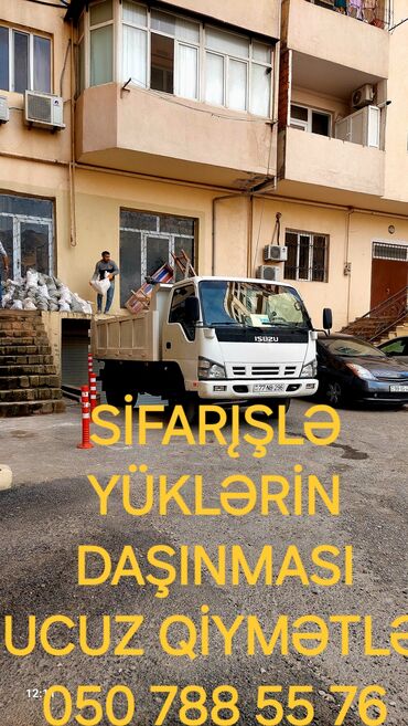 tap.az yuk masinlari: Isuzu markalı yük maşını ilə sifarişlə yük daşıma xidməti təklif