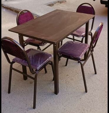 Restoran mebeli: Masa və oturacaqlar dəstləri 110 manatdan başlayır Ölcülərə görə — 3